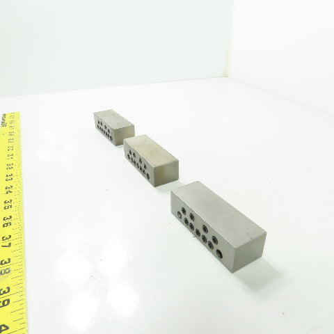 Trabon Lubriquip Divider Modular Valve 3"x 1-1/8"x 57/64" Lot Of 3
