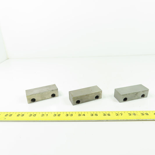 Trabon Lubriquip Divider Modular Valve 3"x 1-1/8"x 57/64" Lot Of 3