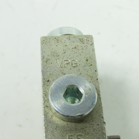 VGP Lubrication Distribution Block 2.8"x 1.3"x 0.7" Lot Of 2