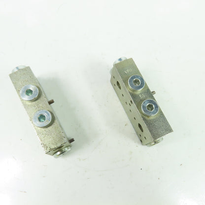 VGP Lubrication Distribution Block 2.8"x 1.3"x 0.7" Lot Of 2