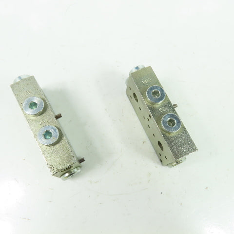 VGP Lubrication Distribution Block 2.8"x 1.3"x 0.7" Lot Of 2