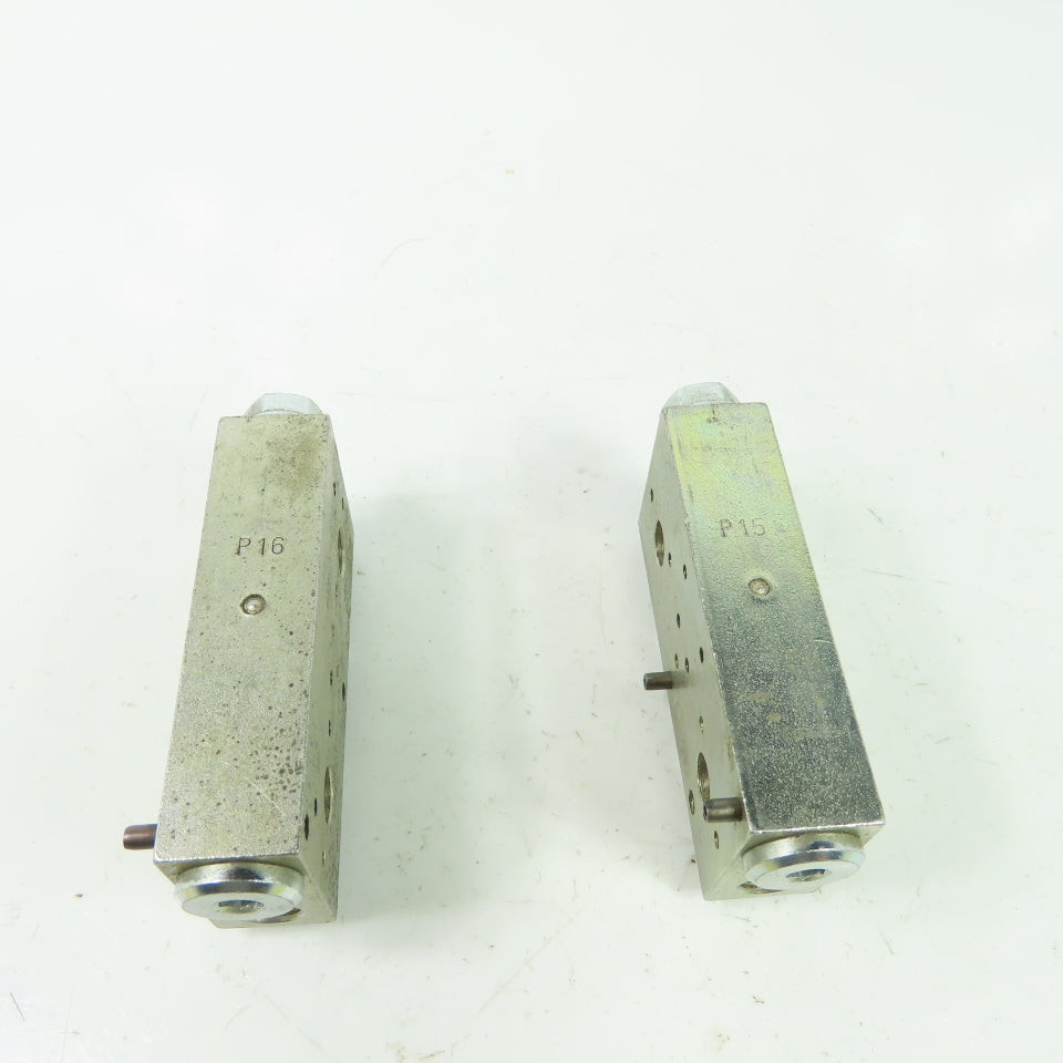 VGP Lubrication Distribution Block 2.8"x 1.3"x 0.7" Lot Of 2