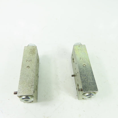 VGP Lubrication Distribution Block 2.8"x 1.3"x 0.7" Lot Of 2