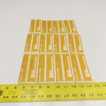 Welsh 2" x 4-1/4" Green Shade 4 Weld Plate Shield Glass Heat Treated Lot Of 12