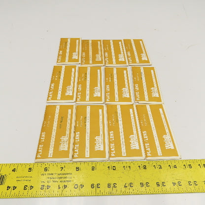 Welsh 2" x 4-1/4" Green Shade 4 Weld Plate Shield Glass Heat Treated Lot Of 12