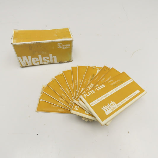 Welsh 2" x 4-1/4" Green Shade 4 Weld Plate Shield Glass Heat Treated Lot Of 12