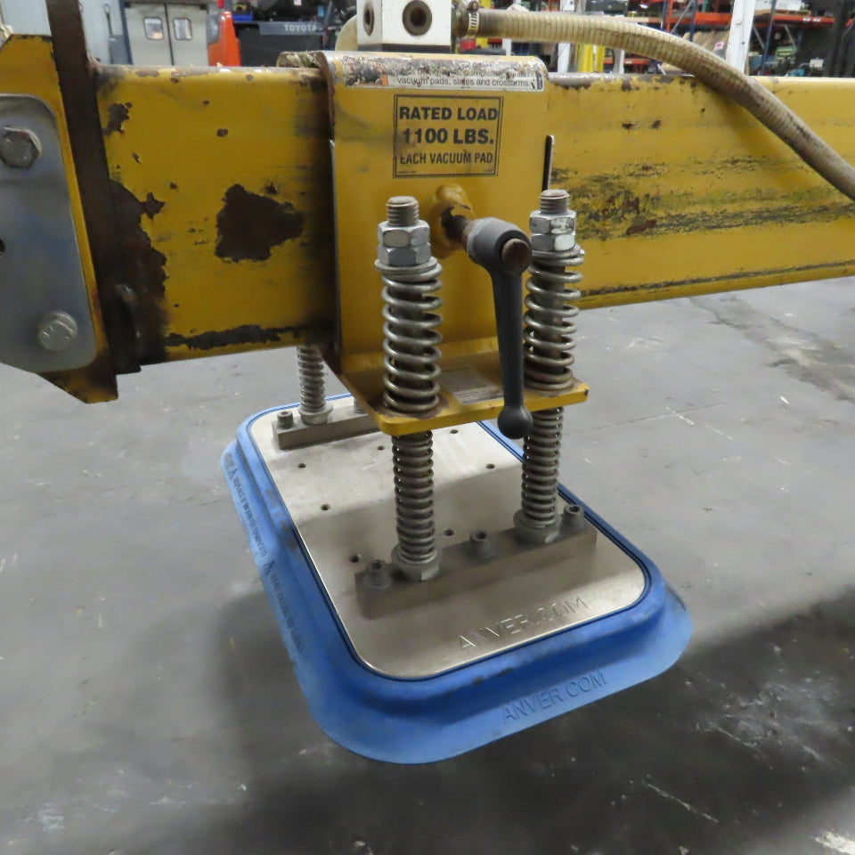 Anver Air Powered Vacuum Lifter Spreader 4400 LB Capacity 20' L x 6' W 115V 1PH