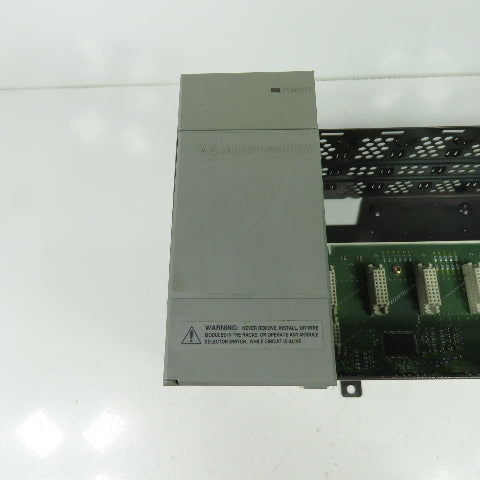 Allen Bradley 1746-A7 Ser B SLC500 7-Slot Chassis Rack W/1746-P1 Power Supply