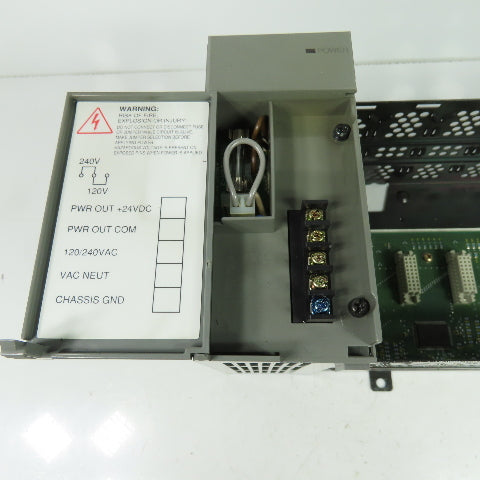 Allen Bradley 1746-A7 Ser B SLC500 7-Slot Chassis Rack W/1746-P1 Power Supply