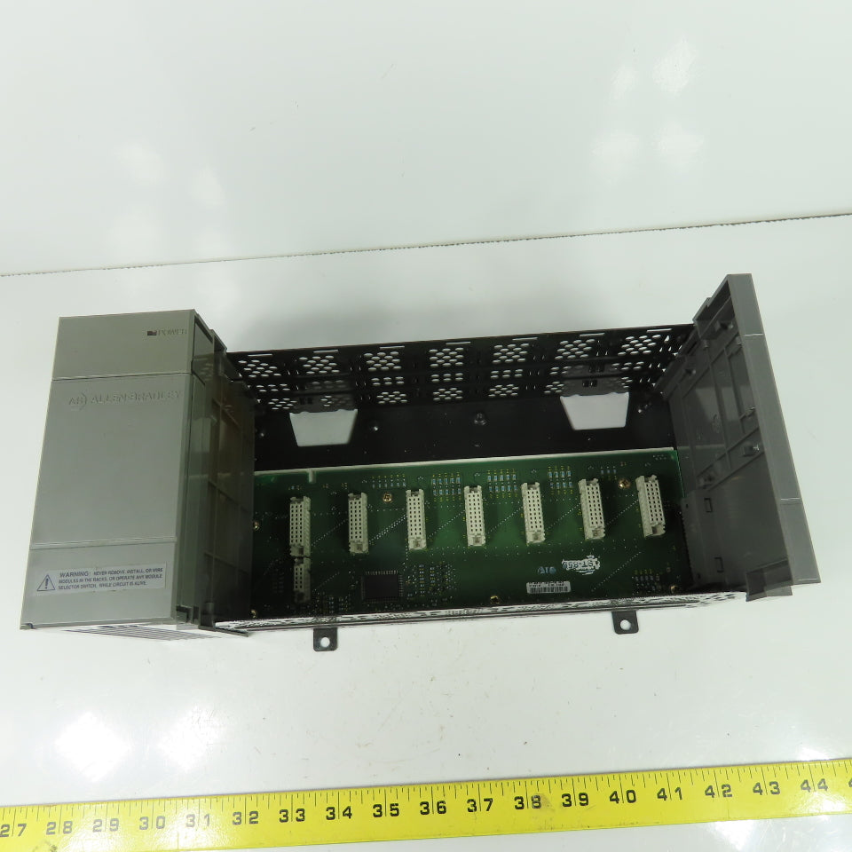 Allen Bradley 1746-A7 Ser B SLC500 7-Slot Chassis Rack W/1746-P1 Power Supply