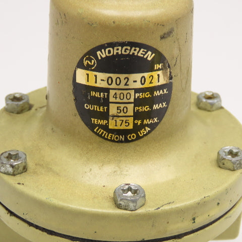 Norgren 11-002-021 1/4" NPT Precision Compressed Air Pressure Regulator