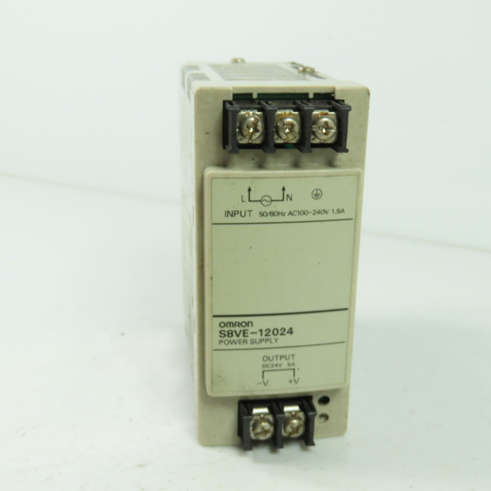 Omron S8VE-12024 Power Supply 100-240VAC In 24VDC Out