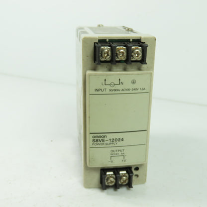Omron S8VE-12024 Power Supply 100-240VAC In 24VDC Out