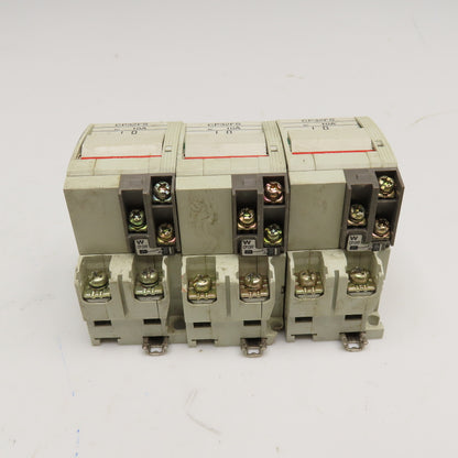 Fuji Electric CP32FS/10WD 10A Circuit Protector 250V 2 Pole Lot Of 3