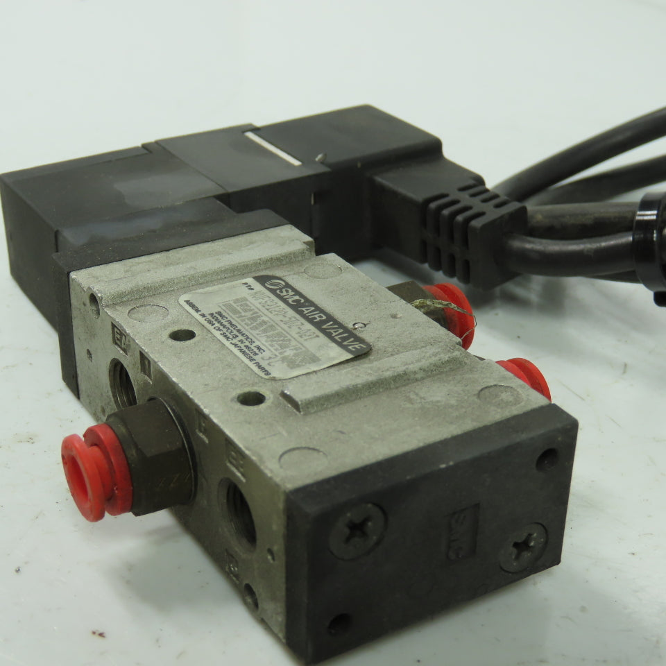 SMC NVFS2120-5DZ-02T Pneumatic Air Solenoid Valve 21-26VDC Coil