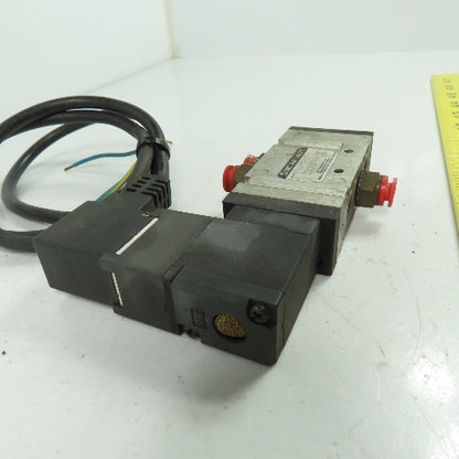 SMC NVFS2120-5DZ-02T Pneumatic Air Solenoid Valve 21-26VDC Coil