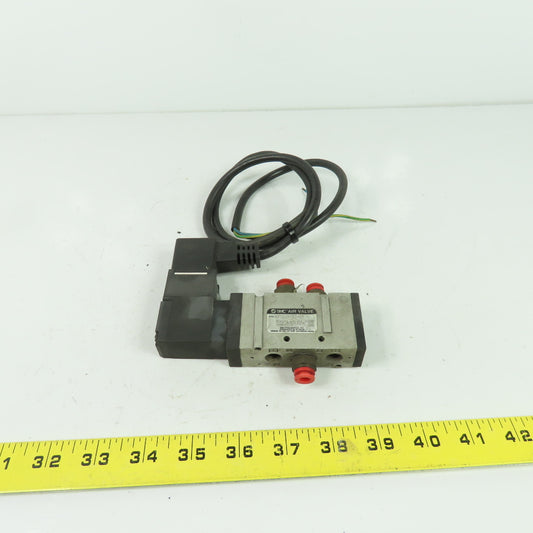 SMC NVFS2120-5DZ-02T Pneumatic Air Solenoid Valve 21-26VDC Coil