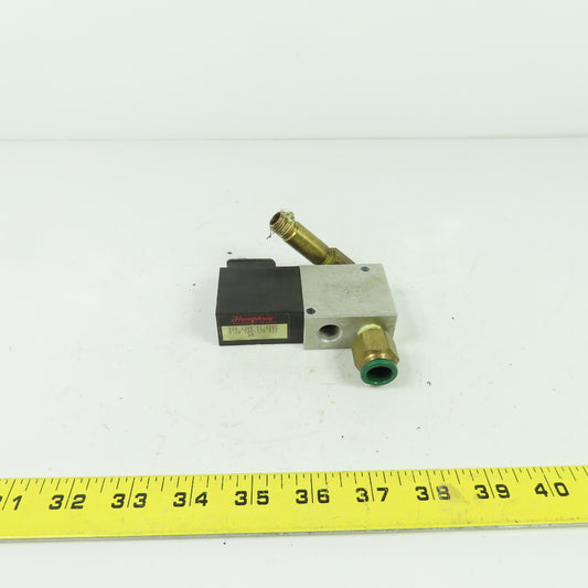 Humphrey 320 Pneumatic Valve 120V 50/60Hz 8.0W VAC -125 PSI 1/4" NPT