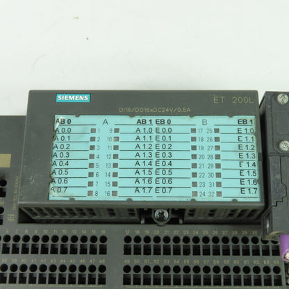 Siemens TB 32L Terminal Block W/ 133-1BL01-0XB0 ET 200L I/O Module