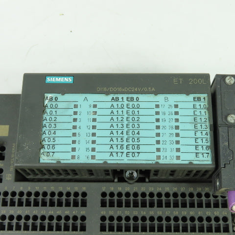 Siemens TB 32L Terminal Block W/ 133-1BL01-0XB0 ET 200L I/O Module