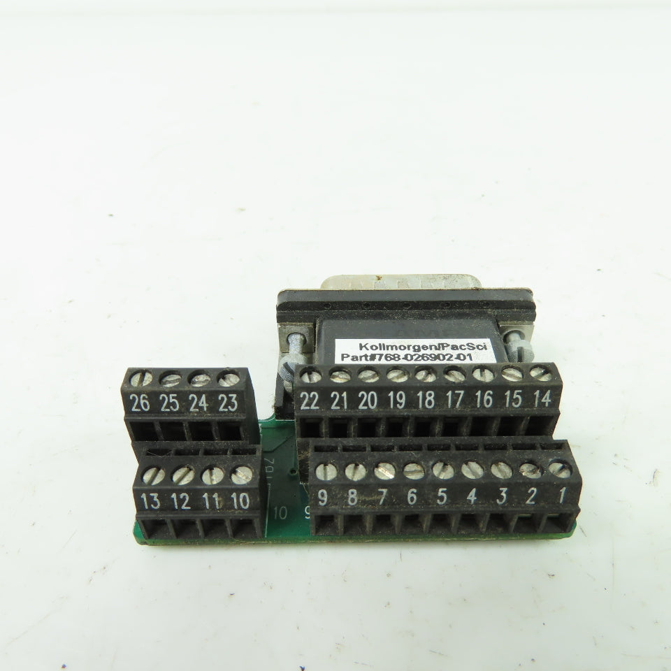 Kollmorgen 768-026902-01 Terminal Board 26 Pin