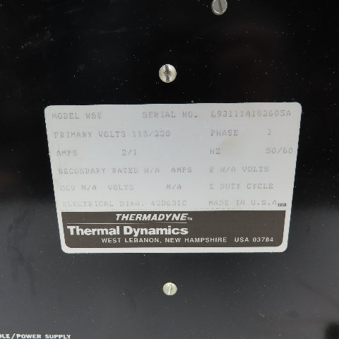 Thermal Dynamics WSE 115/230V 1Ph Weld Sequencer Bare Unit Parts/Repair See Info