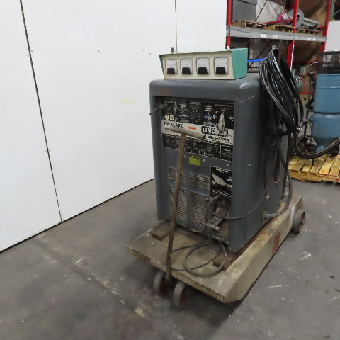 Lincoln TIG-300/300 AC/DC Arc Welder 208-230/460V 1PH 300A W/ Cooler & Cart