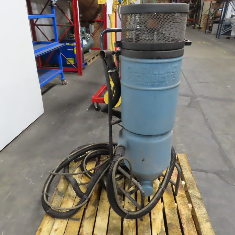 Cadillac Quik-Blast Portable Recirculating Sandblaster 120VAC 7' & 20' Gun Hose