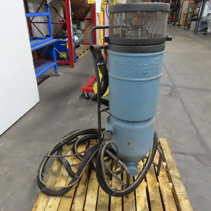 Cadillac Quik-Blast Portable Recirculating Sandblaster 120VAC 7' & 20' Gun Hose