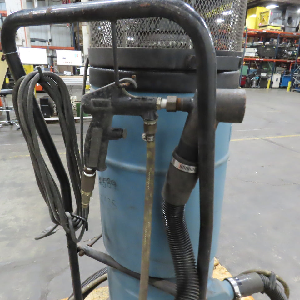 Cadillac Quik-Blast Portable Recirculating Sandblaster 120VAC 7' & 20' Gun Hose