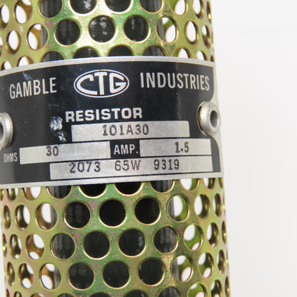 Gamble Industries 101A30 30 Ohm 1.5A Wire Wound Ceramic Resistor