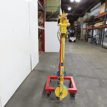 Anver VPF-57-AC 500LB Two Pad Electric Side Gripper Vacuum Lifter 115V W/Cart