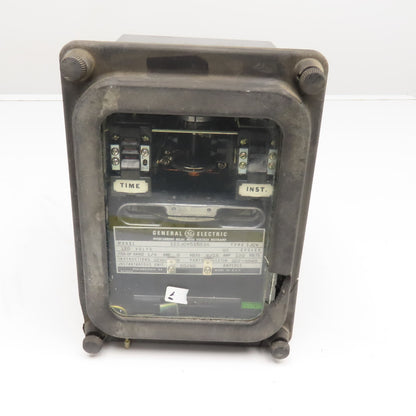 General Electric 12IJCV51B23A Overcurrent Relay 120V 60Hz Broken Cover
