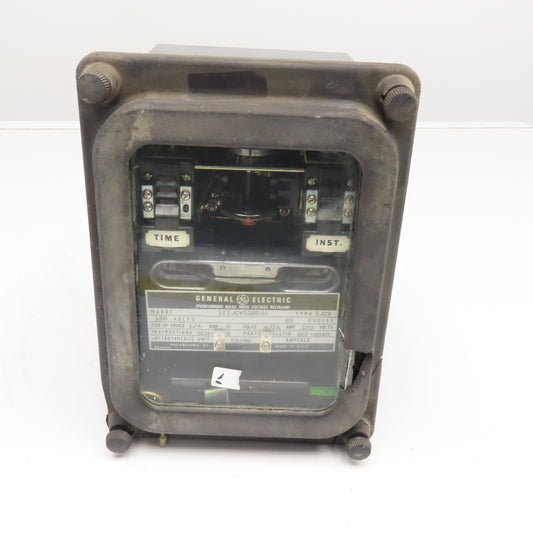 General Electric 12IJCV51B23A Overcurrent Relay 120V 60Hz Broken Cover