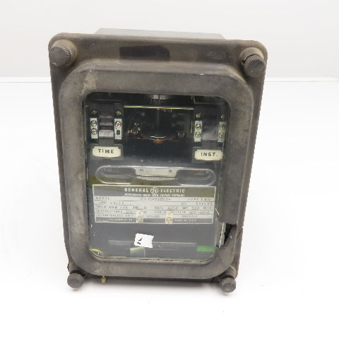 General Electric 12IJCV51B23A Overcurrent Relay 120V 60Hz Broken Cover