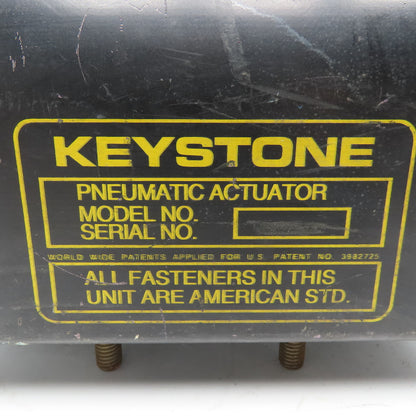 Keystone Rotary Valve Actuator Valve Mount Holes 3-1/2" O.C. 120V Coil