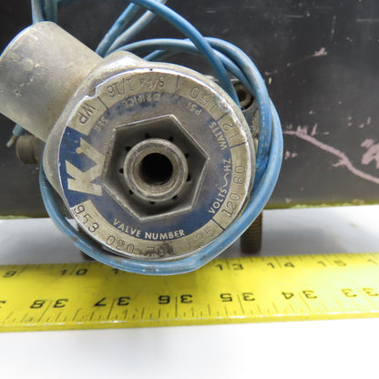 Keystone Rotary Valve Actuator Valve Mount Holes 3-1/2" O.C. 120V Coil