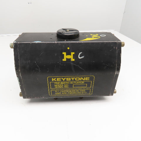 Keystone Rotary Valve Actuator Valve Mount Holes 3-1/2" O.C. 120V Coil