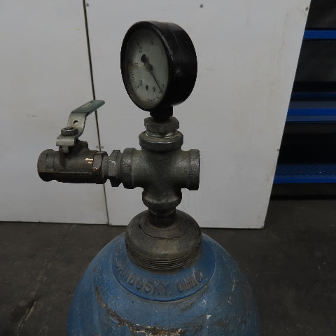 Compressed Air 244 CF Cubic Foot Welding Gas Cylinder Tank (No CAP)
