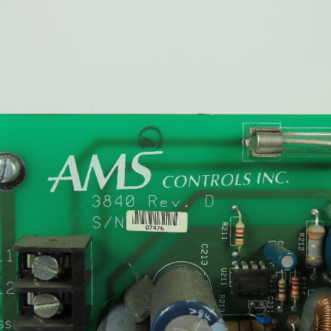 AMS Controls 3840 Rev D Circuit Board Control Panel