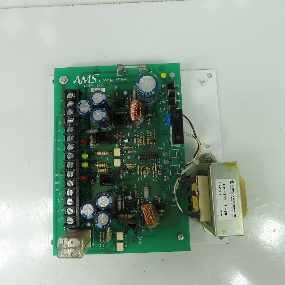 AMS Controls 3840 Rev D Circuit Board Control Panel