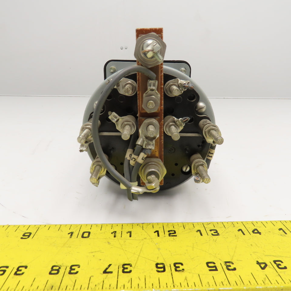 General Electric 6477K27001 0-12 Megavar Varmeter Panel Ammeter
