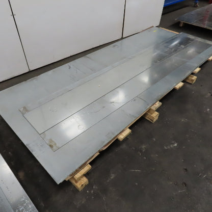 12 Gauge Galvanized Sheet Metal 120"x48" (4'x10') Lot Of 5 Full Pieces & 2 Misc.
