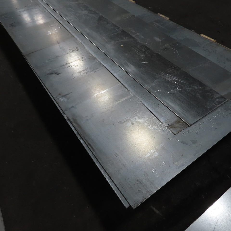 12 Gauge Galvanized Sheet Metal 120"x48" (4'x10') Lot Of 5 Full Pieces & 2 Misc.