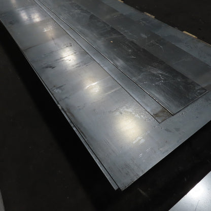 12 Gauge Galvanized Sheet Metal 120"x48" (4'x10') Lot Of 5 Full Pieces & 2 Misc.