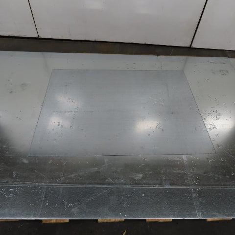 14 Gauge Galvanized Sheet Metal 60" x 96" (5'x8') Lot Of 3 Full Pieces & 2 Misc.