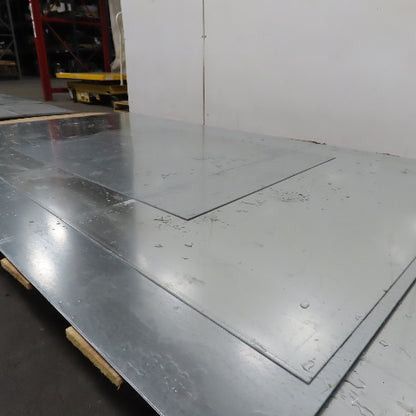 14 Gauge Galvanized Sheet Metal 60" x 96" (5'x8') Lot Of 3 Full Pieces & 2 Misc.