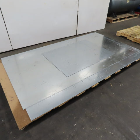 14 Gauge Galvanized Sheet Metal 60" x 96" (5'x8') Lot Of 3 Full Pieces & 2 Misc.