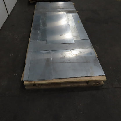 18 Gauge Galvanized Sheet Metal 120"x48" (10'x4') Lot Of 6 Full Pieces & 5 Misc.