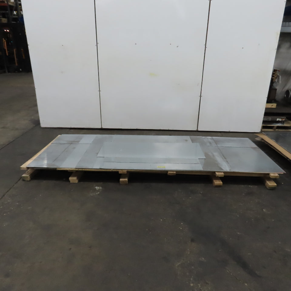 18 Gauge Galvanized Sheet Metal 120"x48" (10'x4') Lot Of 6 Full Pieces & 5 Misc.